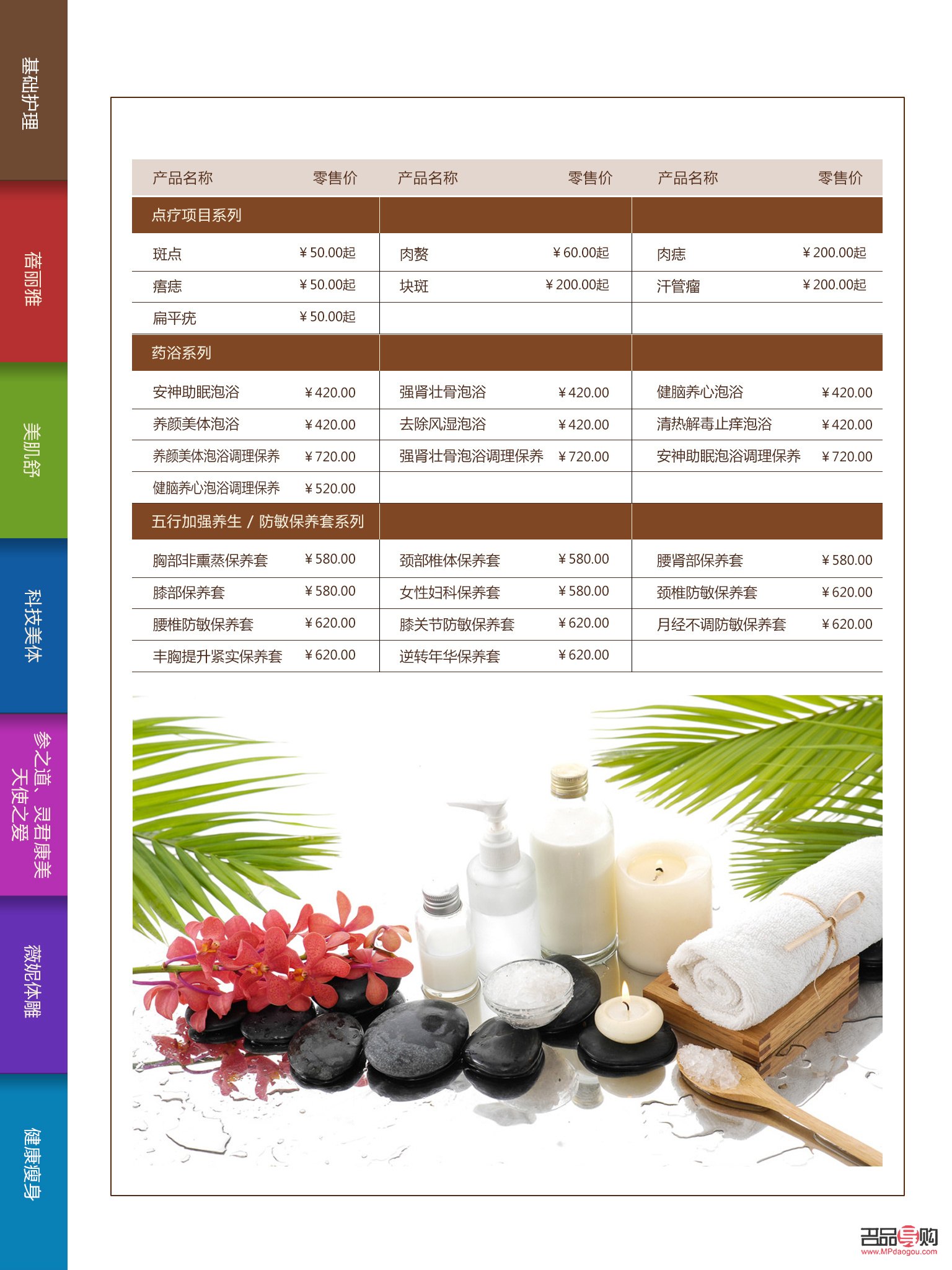 身体护理的套餐有哪些(身体护理的套餐有哪些呢)