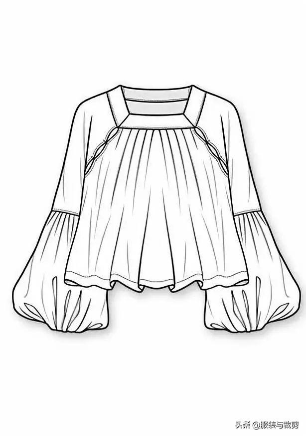 9款连衣裙服装设计手绘图