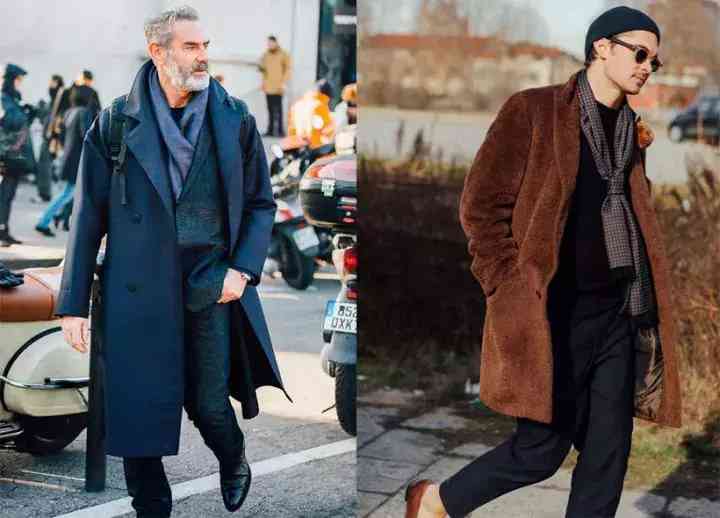 男士围巾的各种围法图解