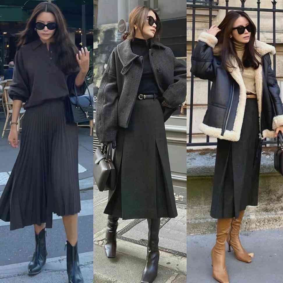 冬季服装搭配图片女气质