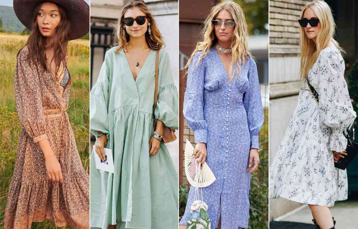 秋装连衣裙子长袖新款图片