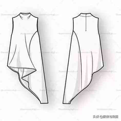 9款连衣裙服装设计手绘图