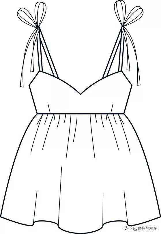 9款连衣裙服装设计手绘图