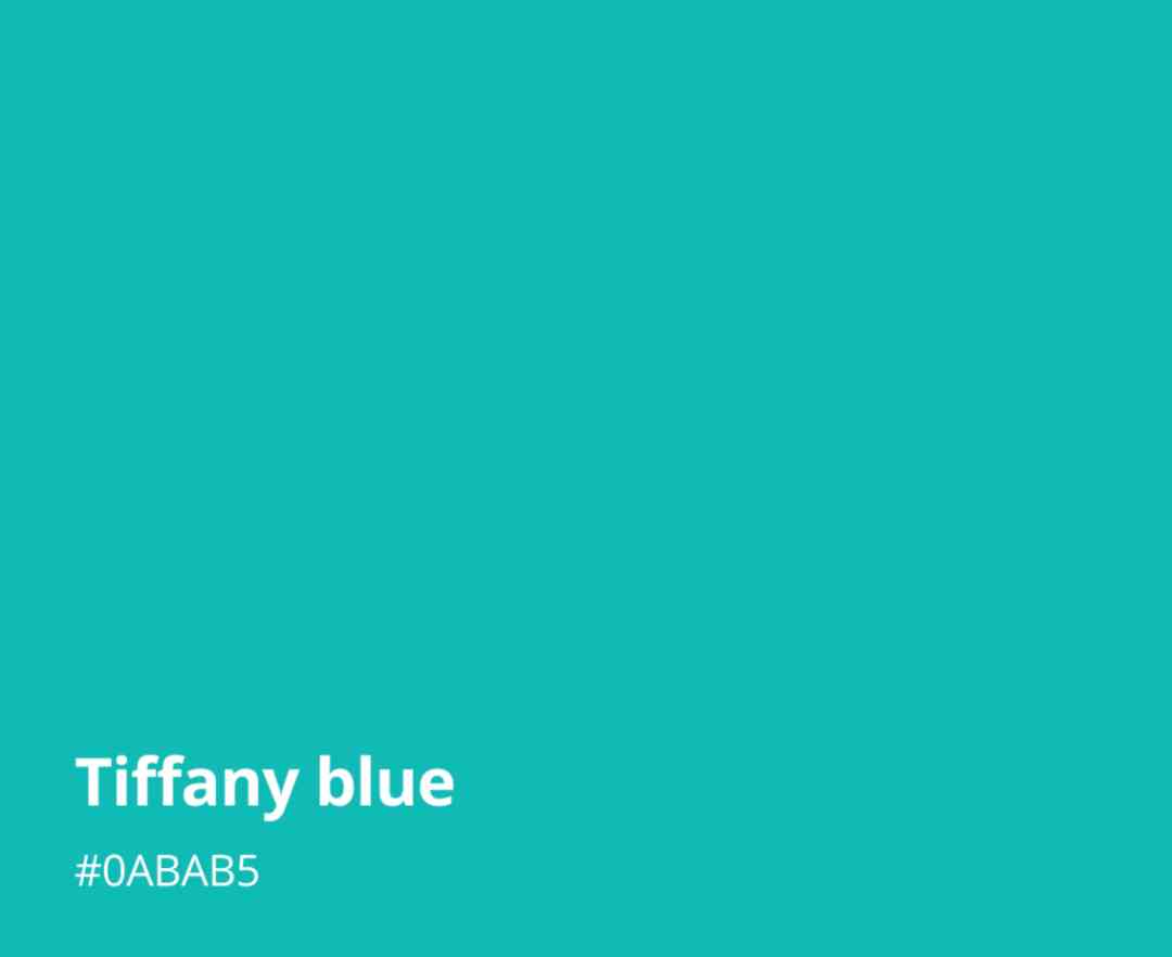 tiffany蓝怎么调(tiffany蓝数值)插图6 tiffany蓝怎么调(tiffany蓝数值)插图6