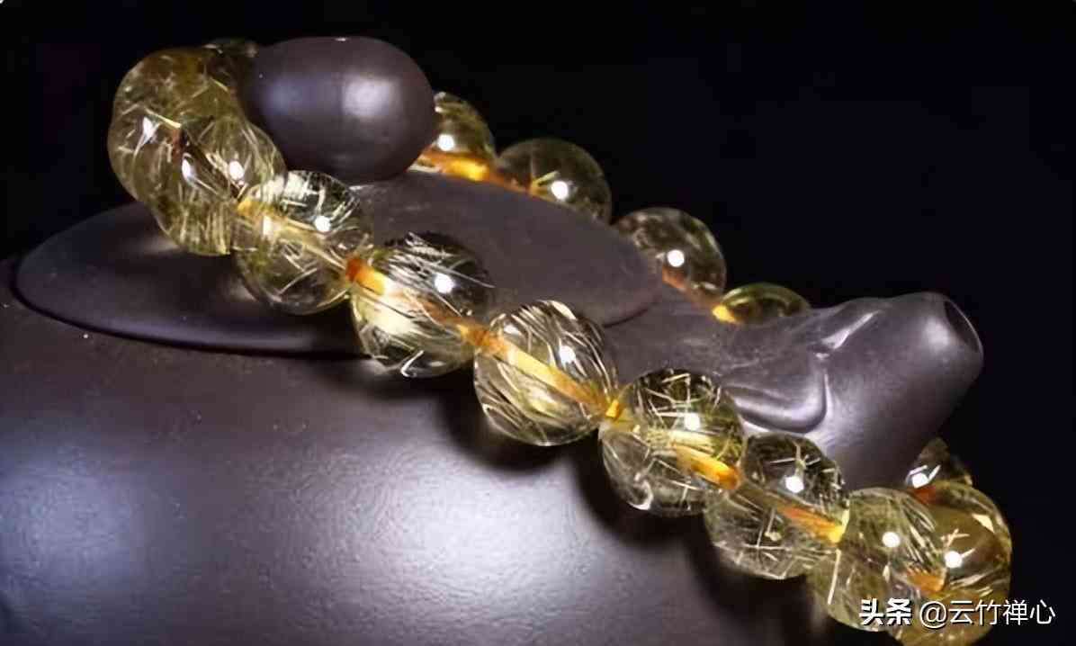 金发晶戴哪只手(金发晶手串价格图片)