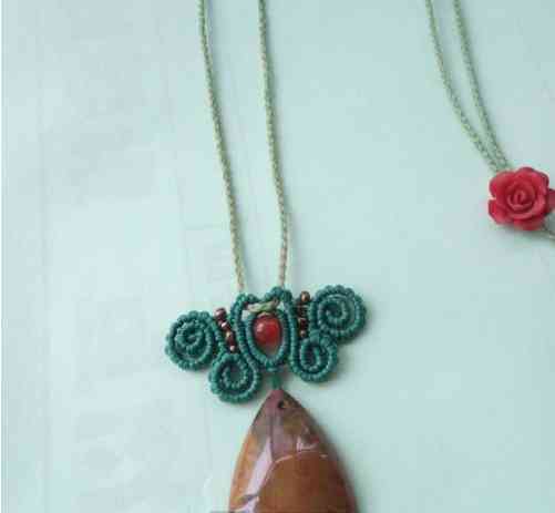 吊坠绳编法(吊坠绳怎么系吊坠)插图26