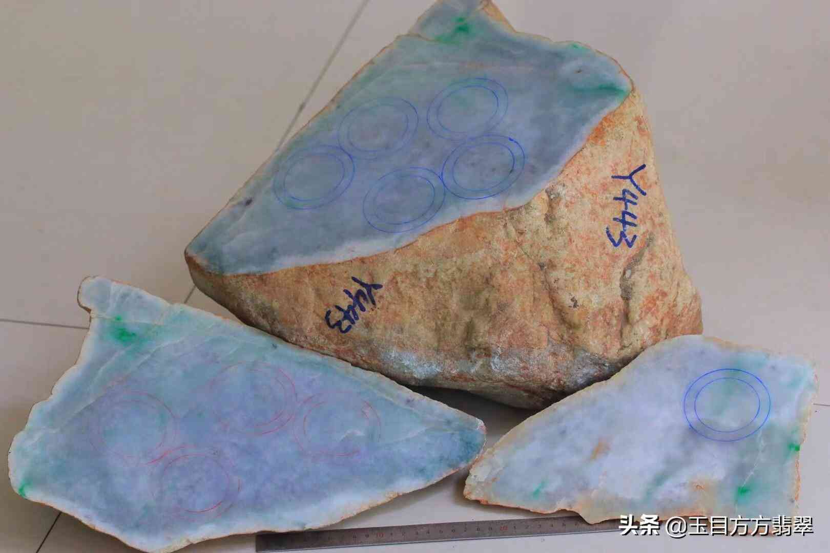 怎么切翡翠原石(切翡翠原石视频)插图1