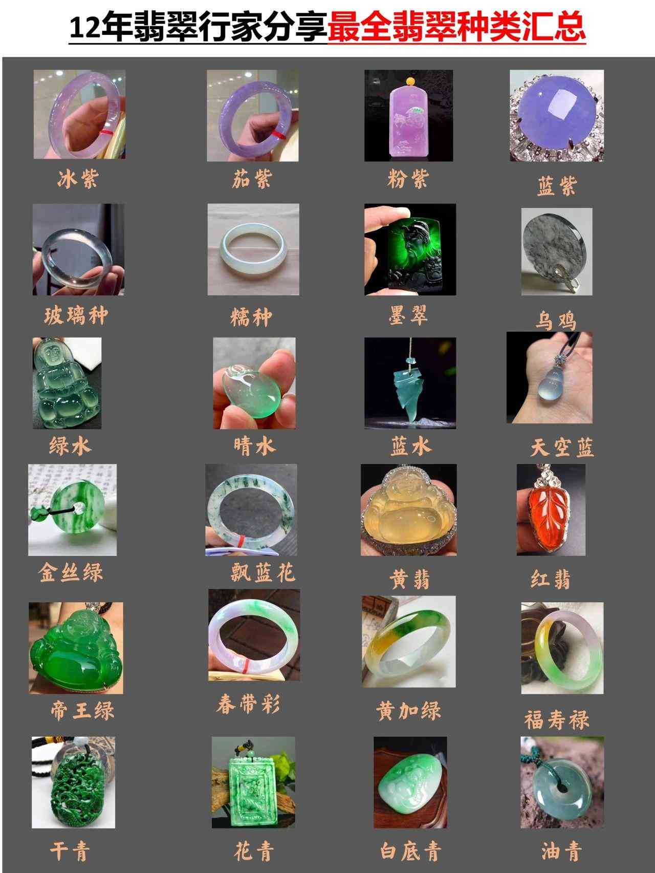 翡翠有几种颜色(翡翠有几种颜色共存)