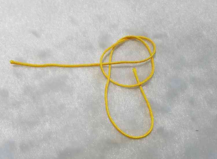 佛头三通收尾打结方法(三通手串穿绳方法图解)插图7