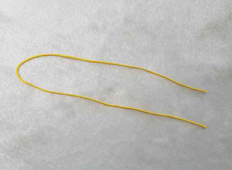 佛头三通收尾打结方法(三通手串穿绳方法图解)插图1