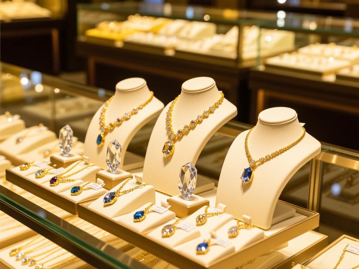 为什么金店买的水晶便宜？