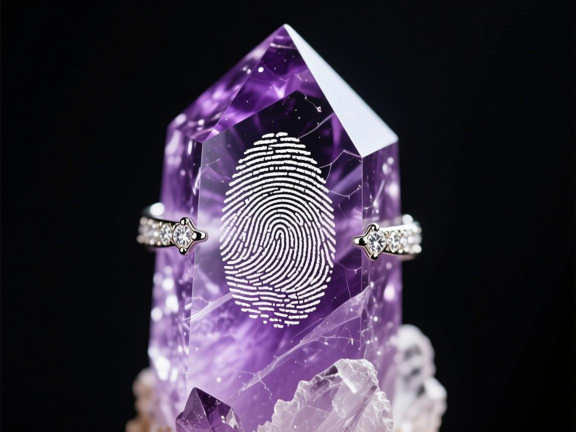 为什么紫水晶里有指纹