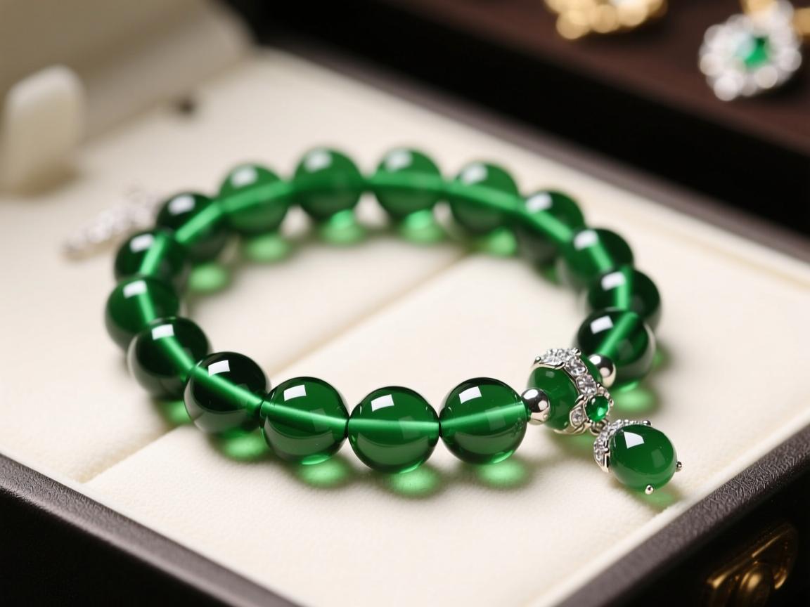 为什么市面上没有绿水晶手串？