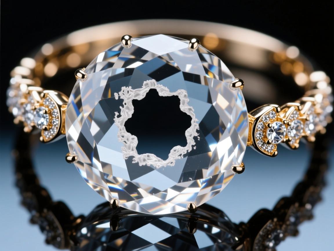 水晶为什么中间有洞口呢? 水晶为什么中间有洞口呢?