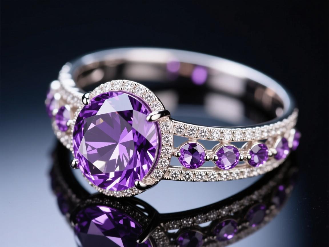 为什么水晶打灯会变紫色？