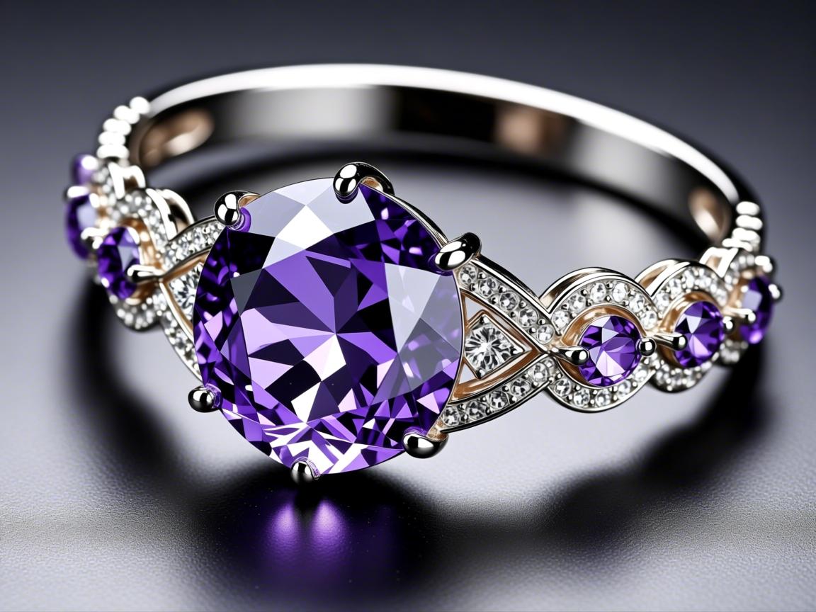 水晶为什么是紫的呢