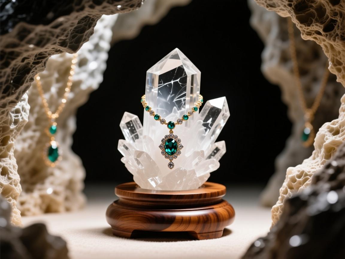 为什么水晶洞配木底座？