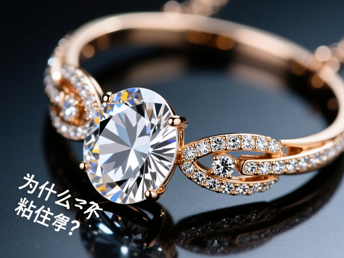 水晶标为什么会粘住呢？