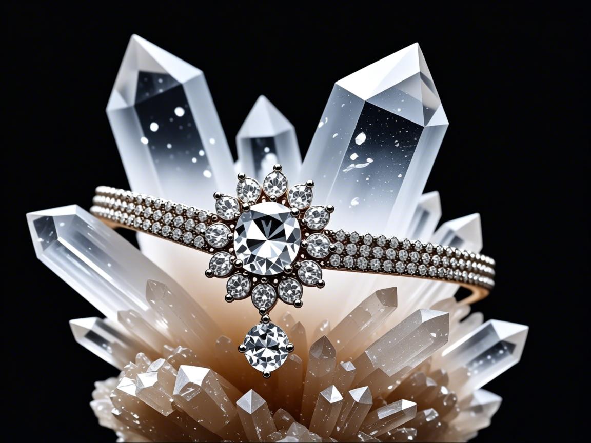 为什么白水晶会形成晶体结构？