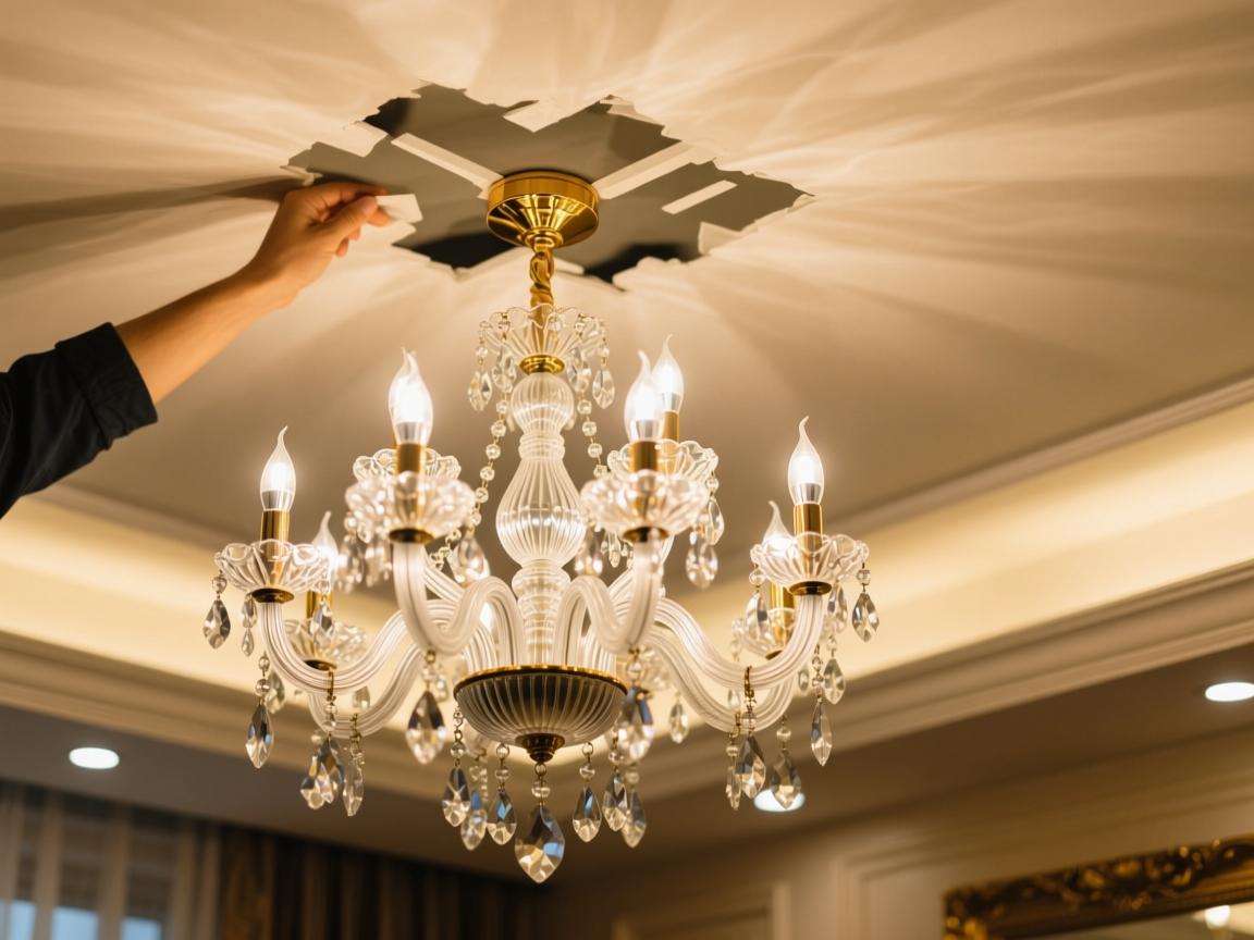 为什么要拆水晶吊灯吊顶