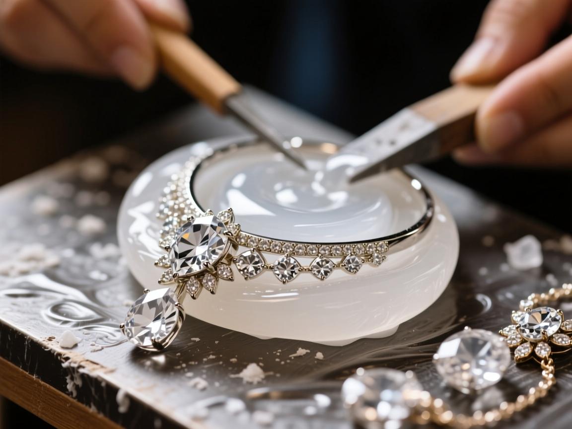 为什么水晶做完是软的？