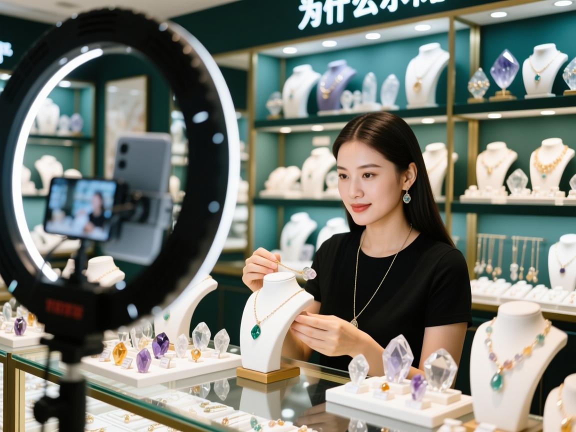 为什么水晶店要直播卖货？