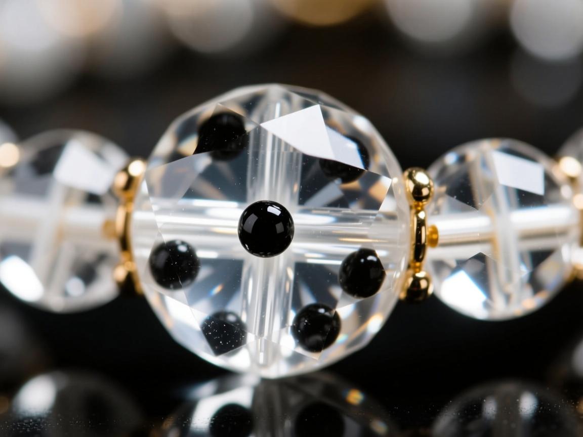 水晶珠里面为什么会出现黑点？