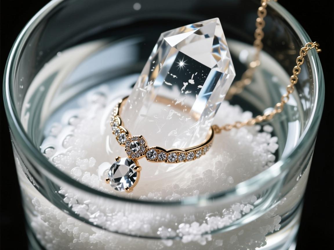 为什么水晶需要泡在盐水里？