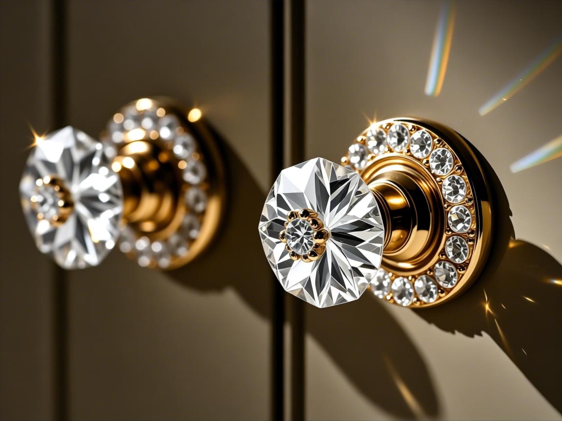 水晶拉手会聚光吗？水晶拉手为什么会反射光线？