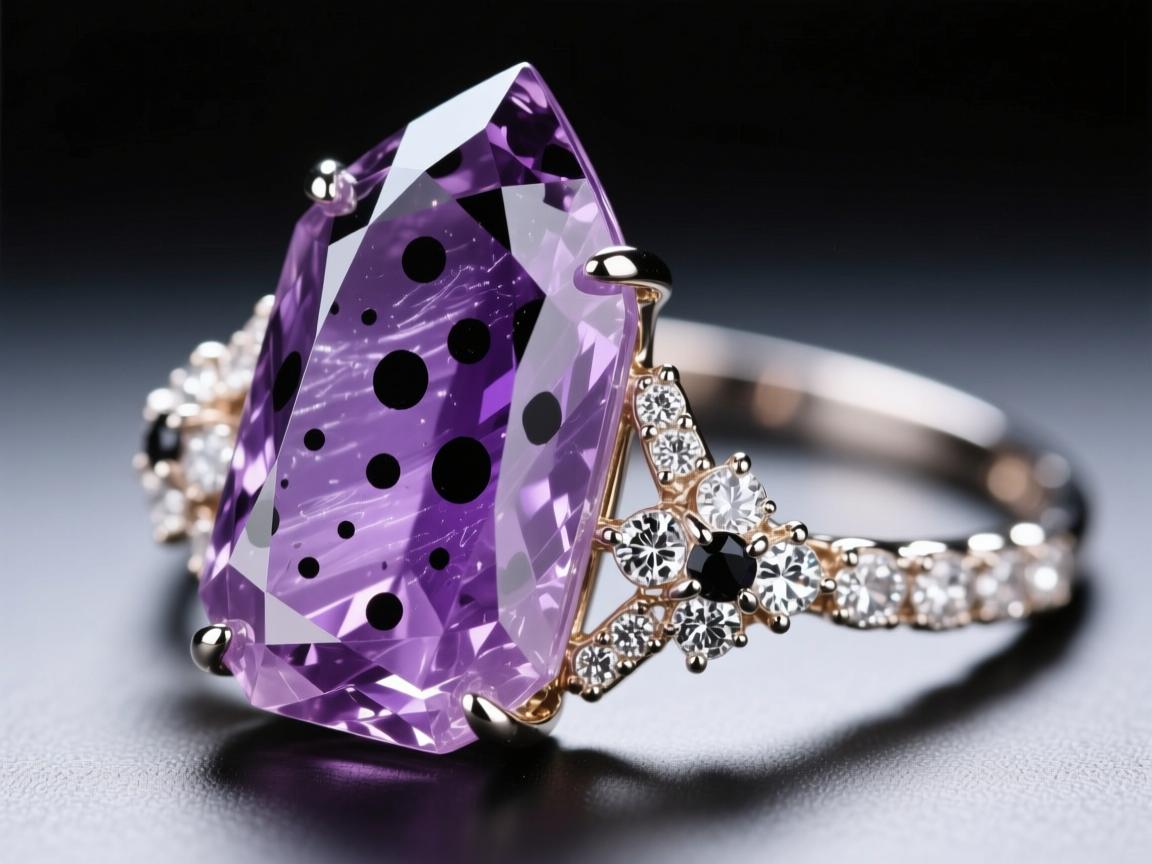 紫水晶为什么会出现黑点？原因分析及解决方法