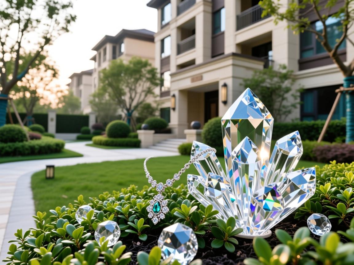 小区里有水晶吗？为什么越来越多的小区选择在景观设计中加入水晶元素？