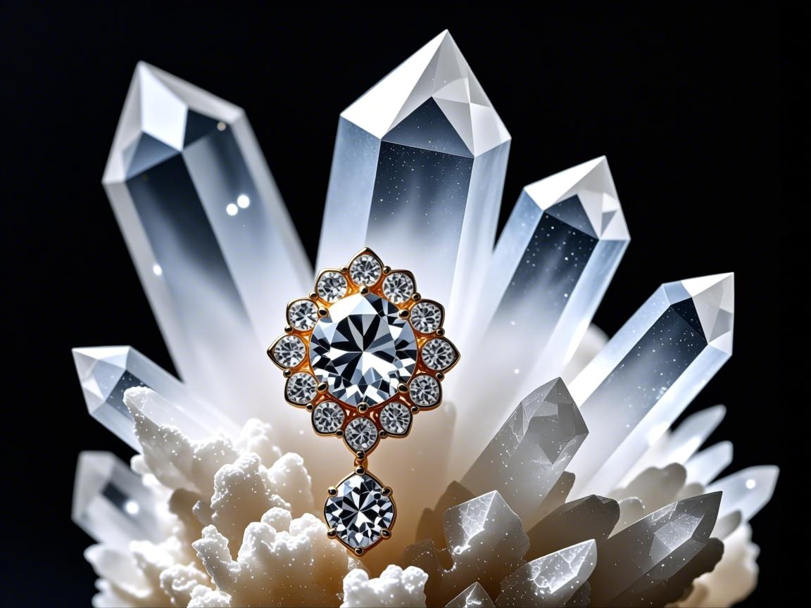 为什么有些水晶是白色的？