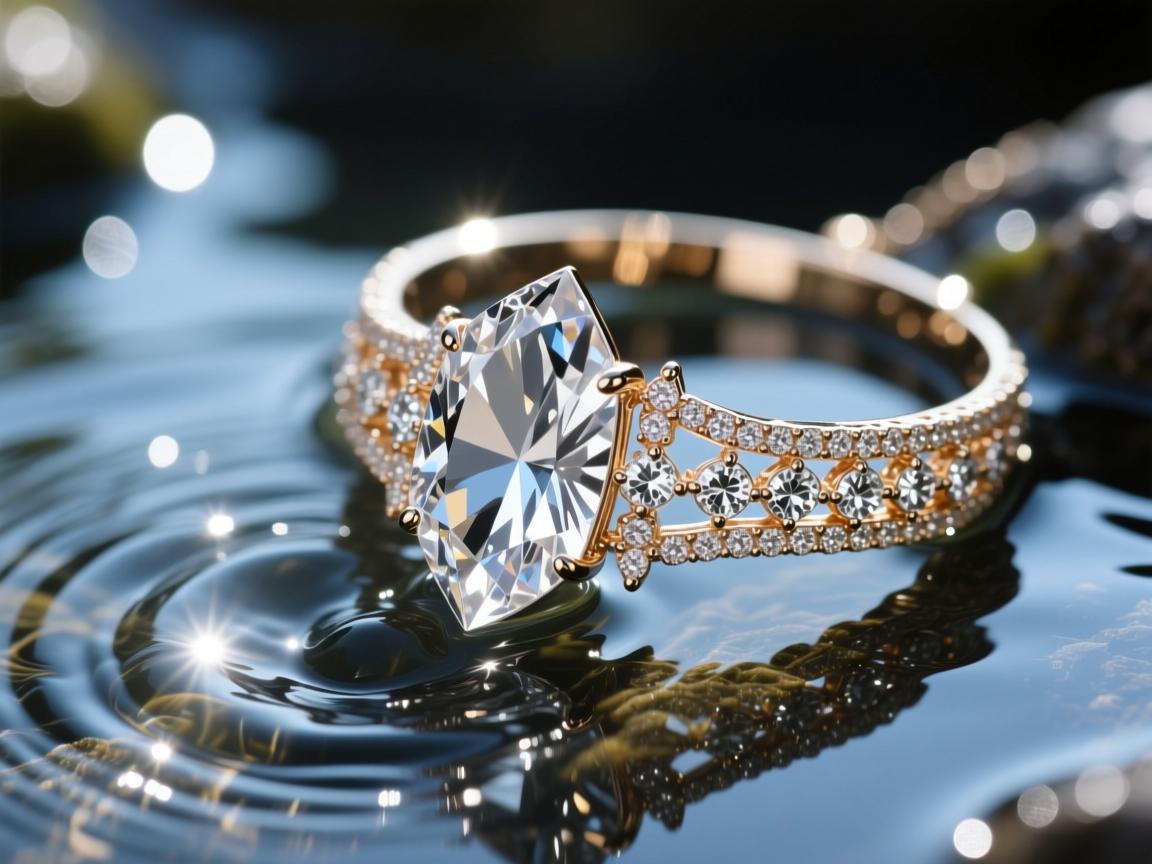 水晶为什么遇到泉水会亮