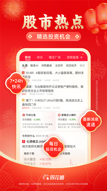 同花顺手机炒股