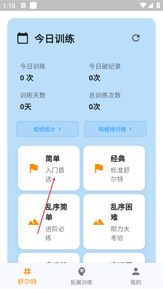 舒尔特表格